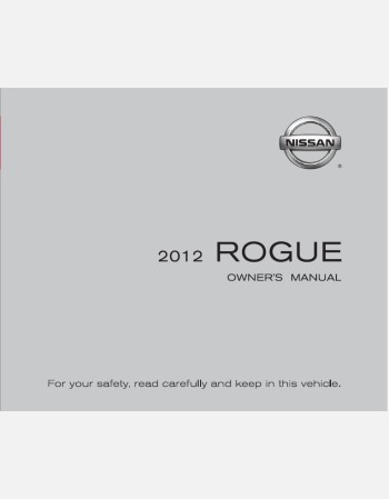 nissan rogue 2012 owners manual